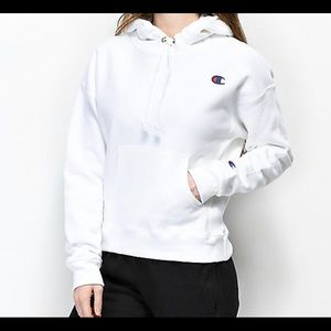 White Champion Hoodie